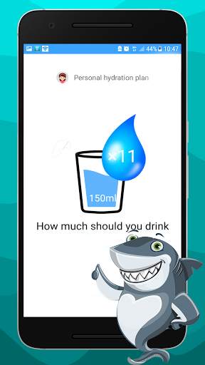 Shark Water Reminder - Remind Drink Water screenshot 2