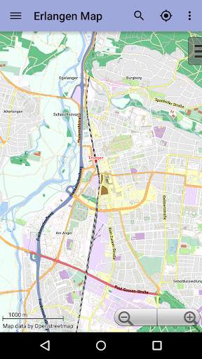 Erlangen Offline City Map screenshot 1