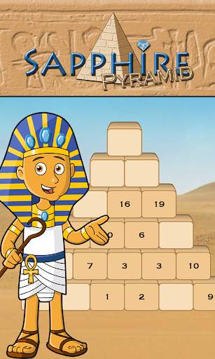 Sapphire Pyramid: Jeu de nombres screenshot 1