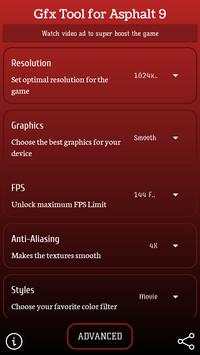 GFX TOOL FOR ASPHALT 9 screenshot 2