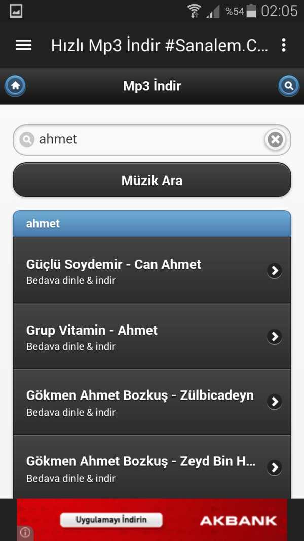 Mobil Mp3 Müzik İndir screenshot 3