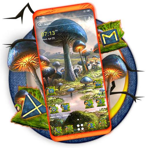 Mushroom Land Launcher Theme 2.0.0