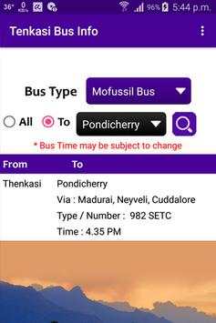 Tenkasi Bus Info screenshot 8