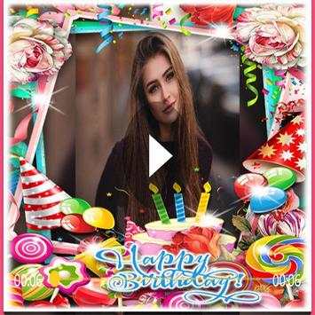 Happy Birthday video Frame screenshot 1