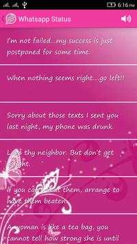 latest whatsapp status 2015-16 screenshot 4