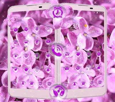 Lilac lavender dewdrop theme screenshot 3