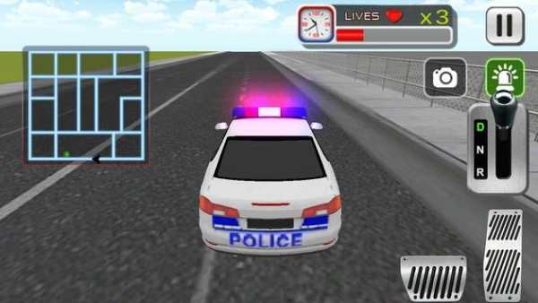 3D Police Car Driver Sim screenshot 1