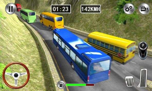 Uphill Bus Racing - Coach Bus Simulator 3D screenshot 2