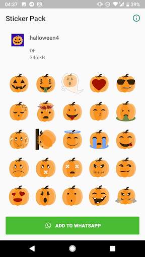 Halloween Stickers for WhatsApp & WAStickerApps screenshot 1