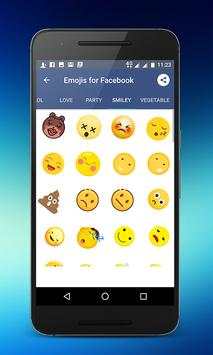 Emojis for facebook screenshot 3