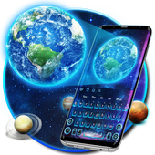 3D Earth keyboard Theme icon
