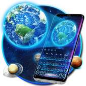 3D Earth keyboard Theme 10001009