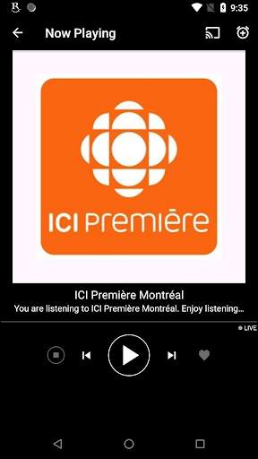 Radio Canada Live -  Radio Player Canada screenshot 3