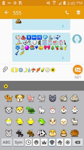 Emoji Font for FlipFont 9 screenshot 3