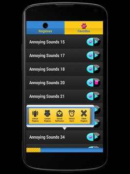 Annoying Sounds Ringtones 3 تصوير الشاشة