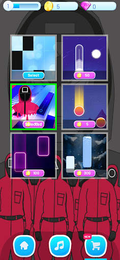 Squid Games : piano tiles screenshot 4