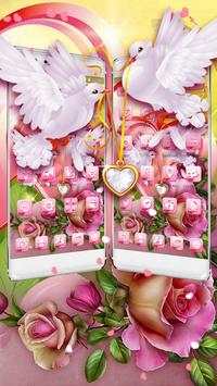 Lovely Rose Pigeon Theme screenshot 2