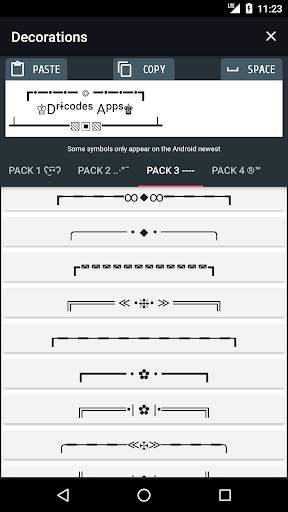 Cool text, symbols, letters, emojis, nicknames screenshot 5