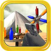 Gun Expert Bottle Shoot 3D icon