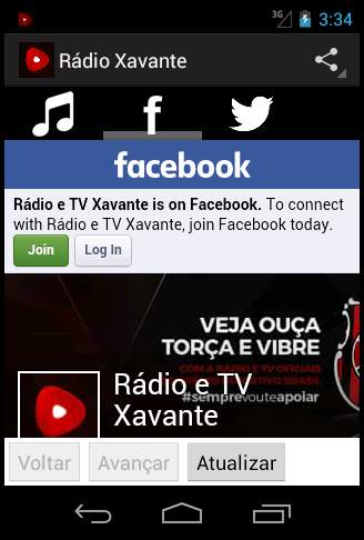 Radio Xavante screenshot 2