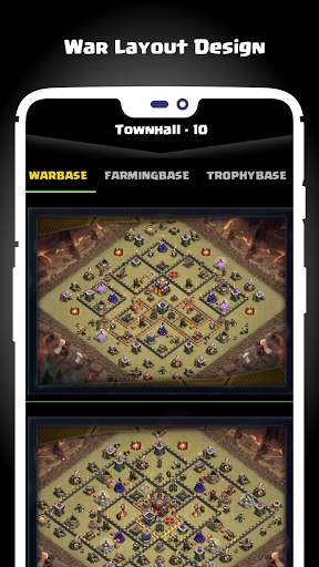 COC : Base Layout or map with link screenshot 3