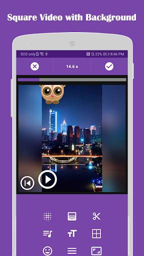 Video Editor: Square Video & Photo Slideshow 1 تصوير الشاشة