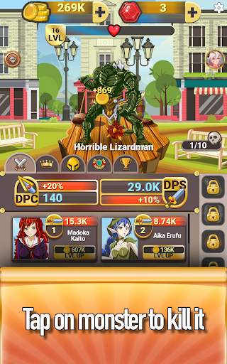 Monster Clash Clicker screenshot 1