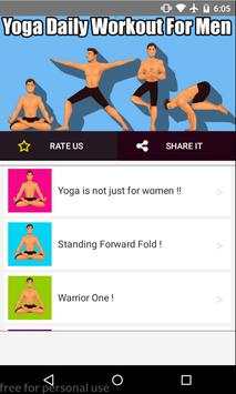 Yoga Daily Workout For Men screenshot 2