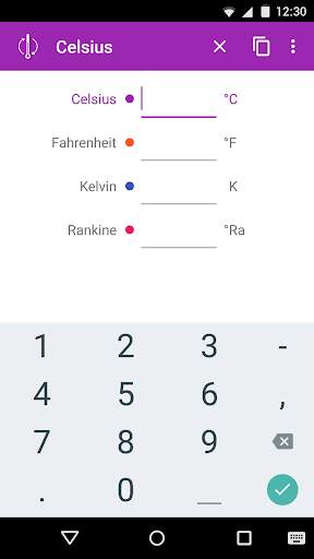 Temperatuur Converter screenshot 1