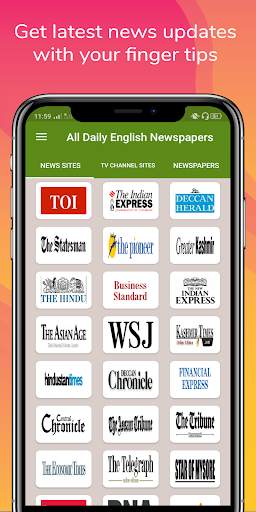 All Daily English Newspaper App screenshot 1