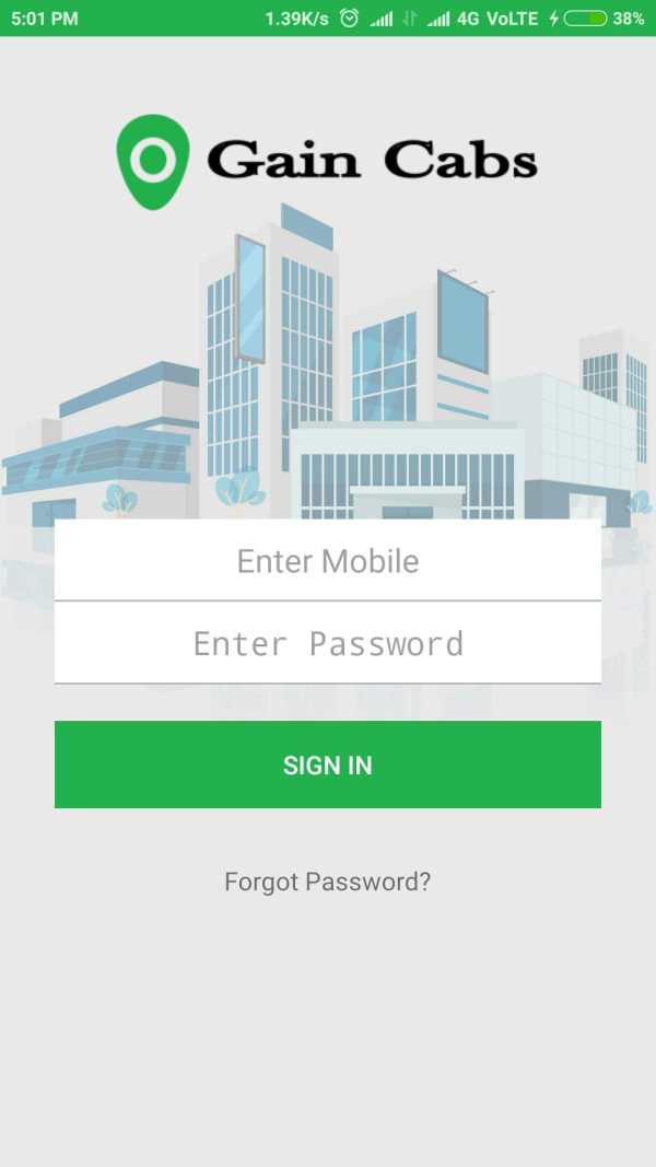 Gain Cabs - Taxi, Auto & Bike Booking App screenshot 3