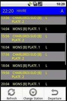 Belgium Train Schedule App screenshot 3