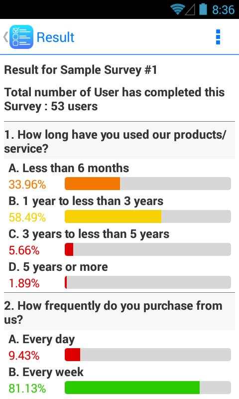 Survey App Lite screenshot 5