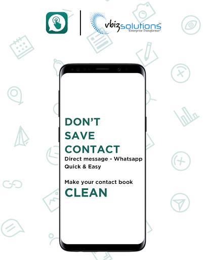 Click Chat: WhatsApp now without saving Number screenshot 1
