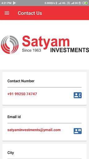 Satyam Investments screenshot 2