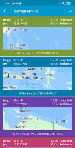 Prakiraan Cuaca Gempa ID screenshot 3