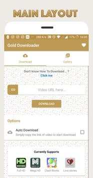 Gold downloader screenshot 1