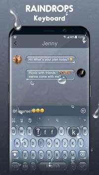 Raindrop Style Keyboard Theme screenshot 3