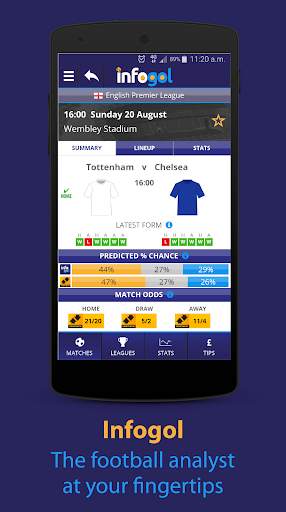 Infogol – Football Scores & Betting Tips screenshot 1