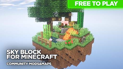 Skyblock one block mods for minecraft screenshot 2