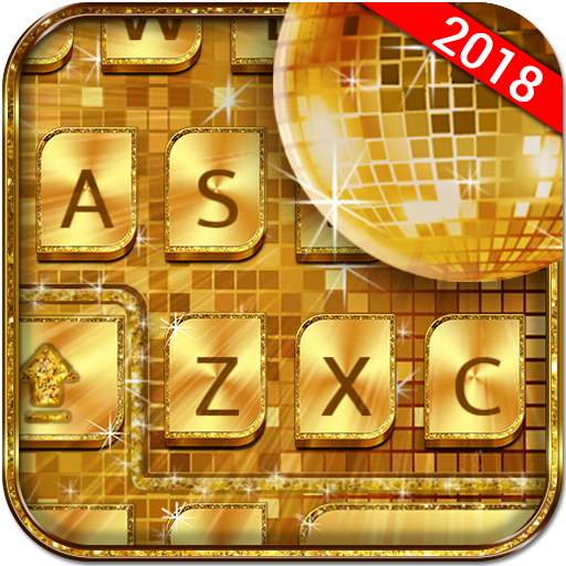 Disco Gold Keyboard 10001002