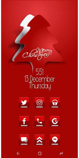 Combo Red v2 Icon Pack 2 تصوير الشاشة