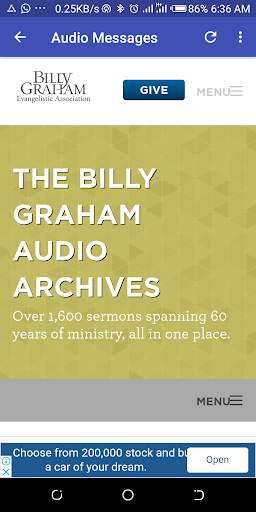 Dr. Billy Graham Sermons screenshot 2