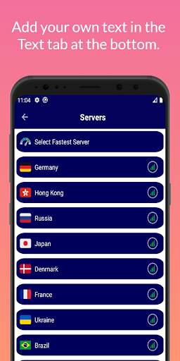 Omi VPN screenshot 2