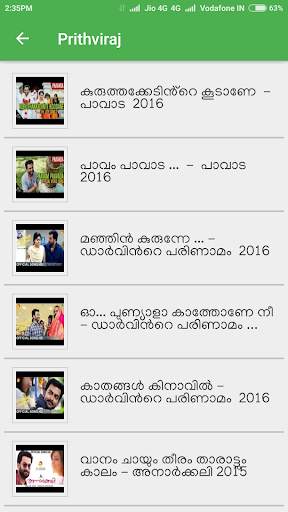 Latest Malayalam Songs screenshot 2