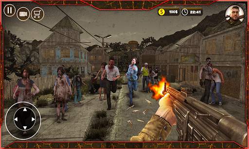 Zombie Shooting Survival: Haunted Town Games screenshot 5