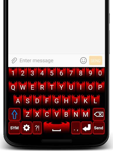 Evil Red Keyboard स्क्रीनशॉट 2