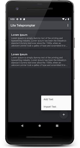 Lite Teleprompter screenshot 1