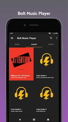 Bolt Player - Mp3 Player, Audio Player 1 تصوير الشاشة