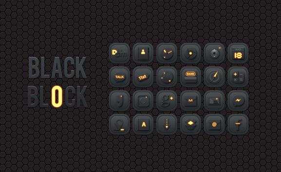 Black Block Launcher theme screenshot 1
